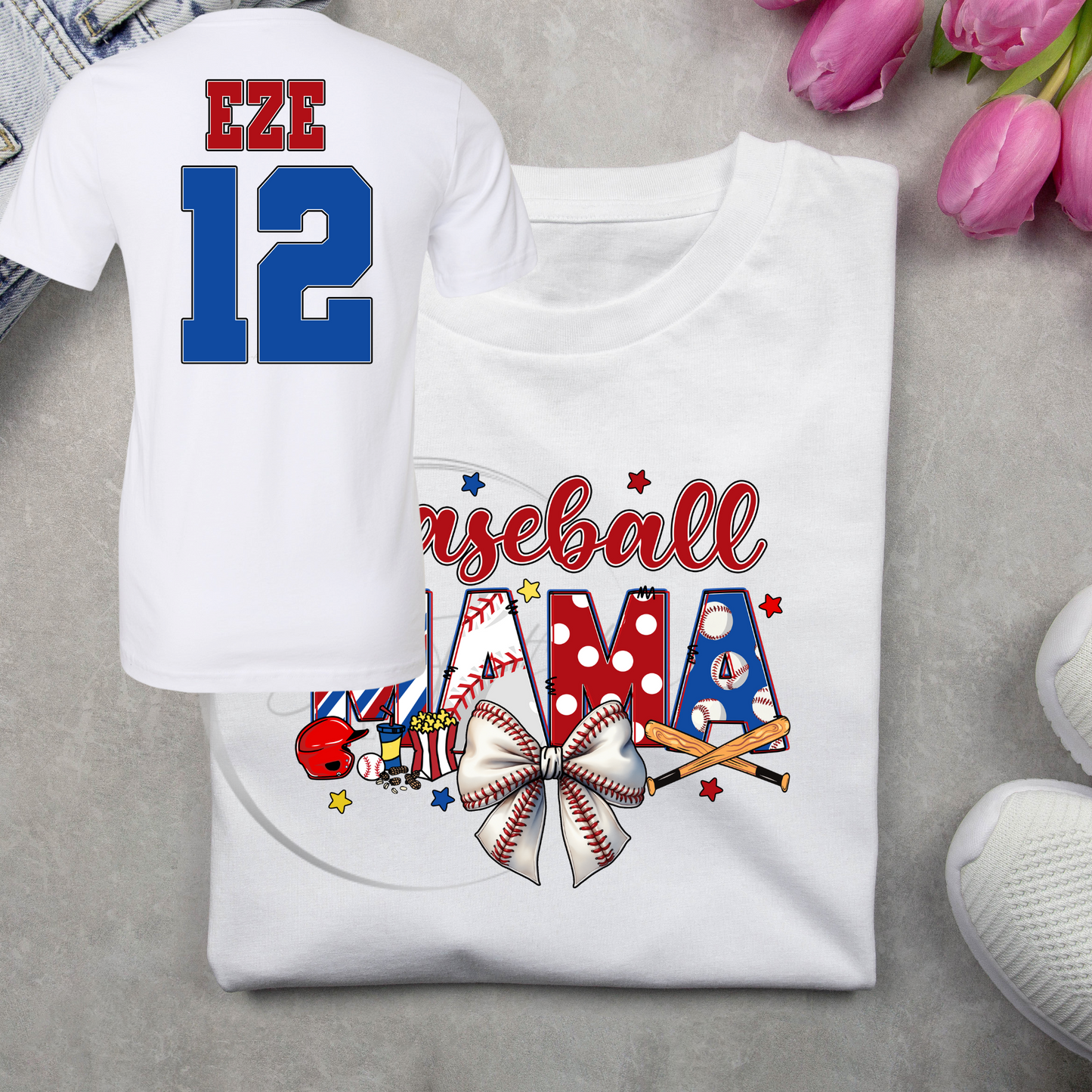 Baseball mama Fan shirt/ Add name 2025