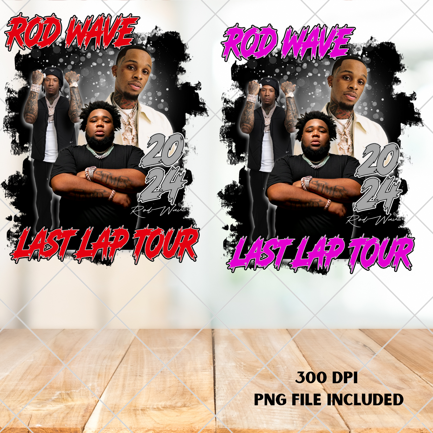 ROD WAVE LAST LAP TOUR 2024 PNG, shirt design , Instant Download only