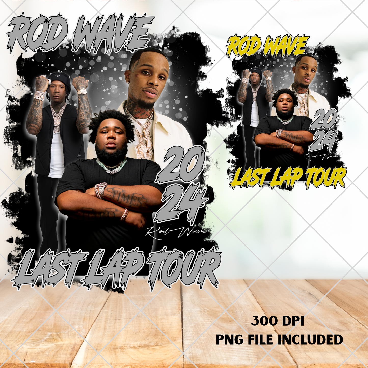 ROD WAVE LAST LAP TOUR 2024 PNG, shirt design , Instant Download only