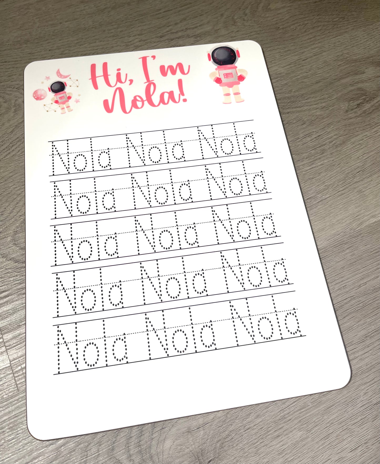 Kids Personalized White-Board-Hello