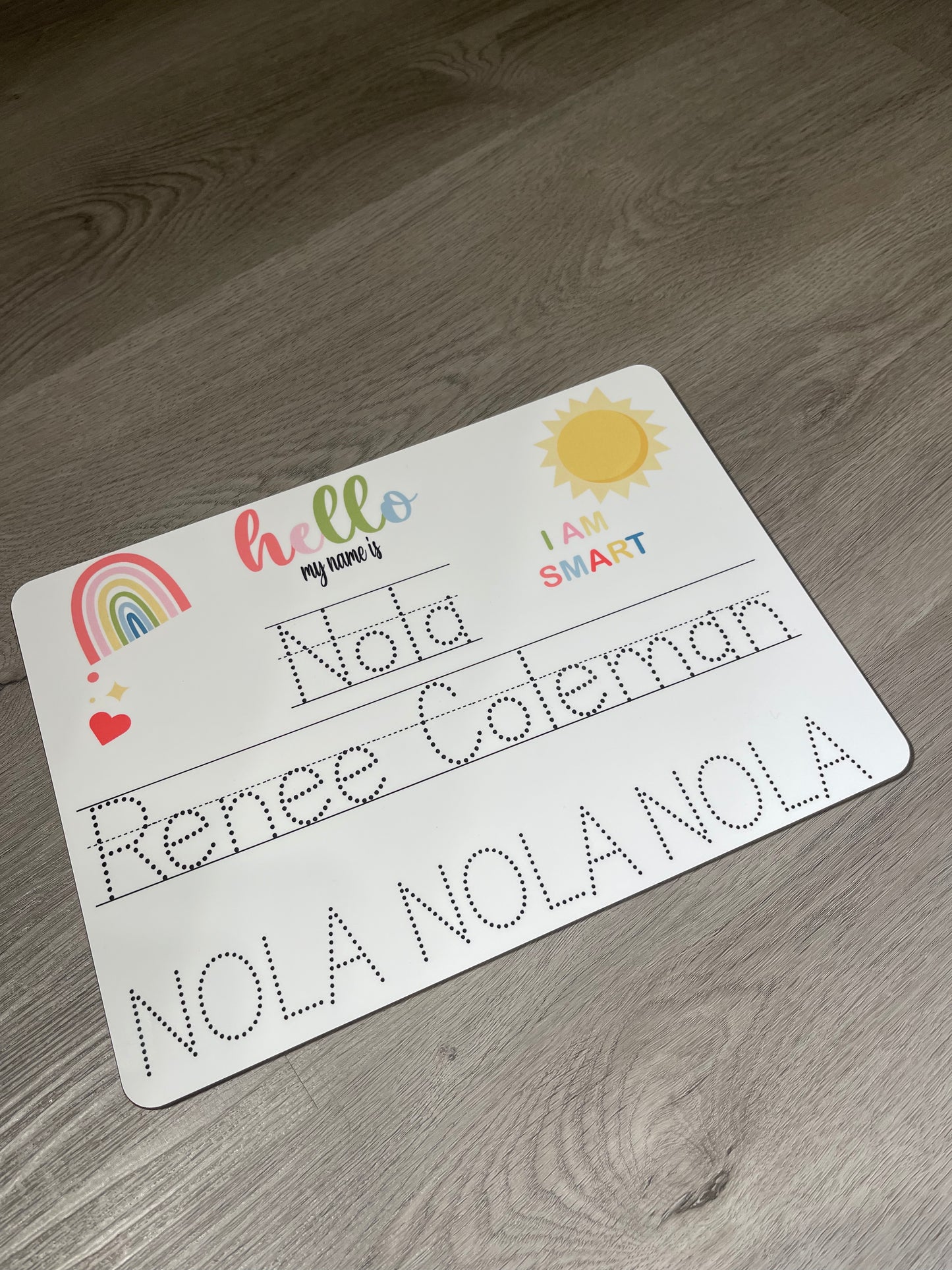 Kids Personalized White-Board-Hello