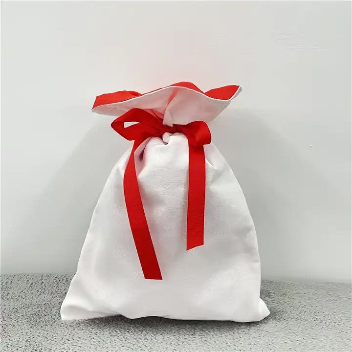 Custom Santa Sack-Large w/ red ribbon