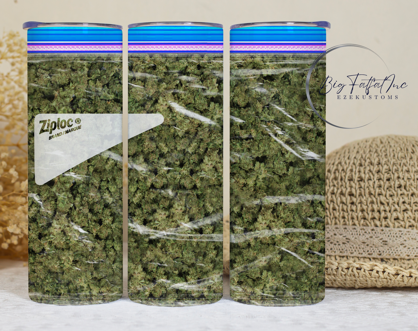 420 Friendly ziplock bag-20Stainless steel Tumbler