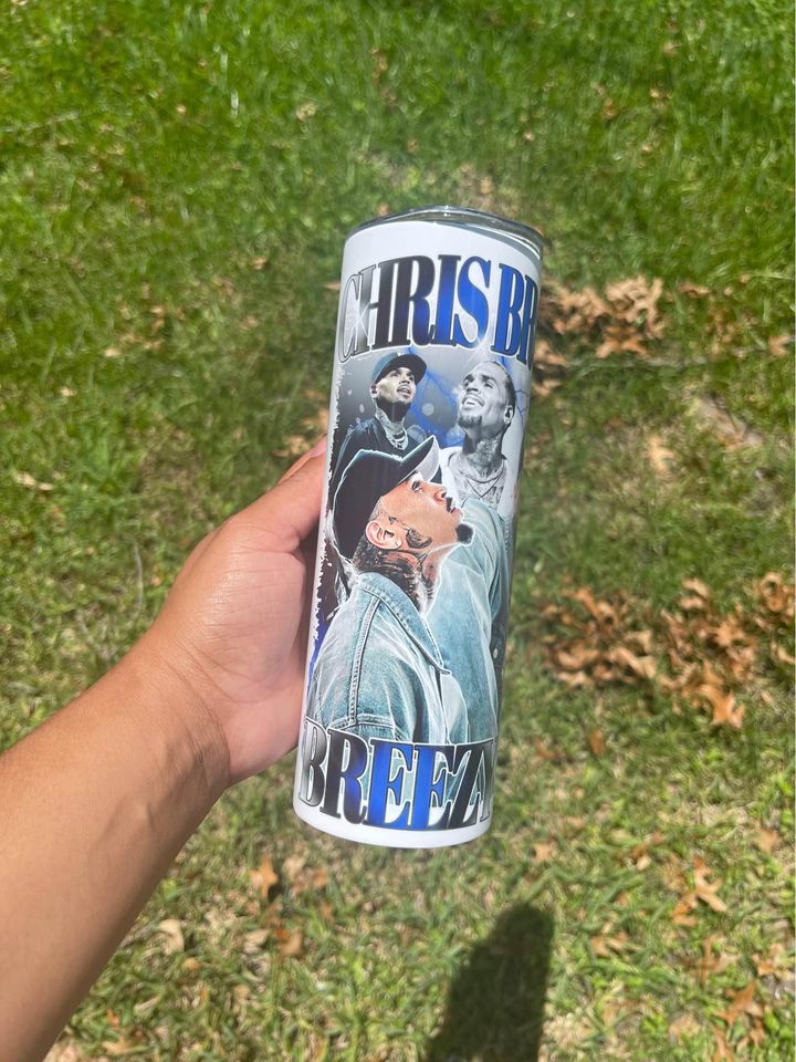 Chris Brown-20oz Stainless steel Tumbler