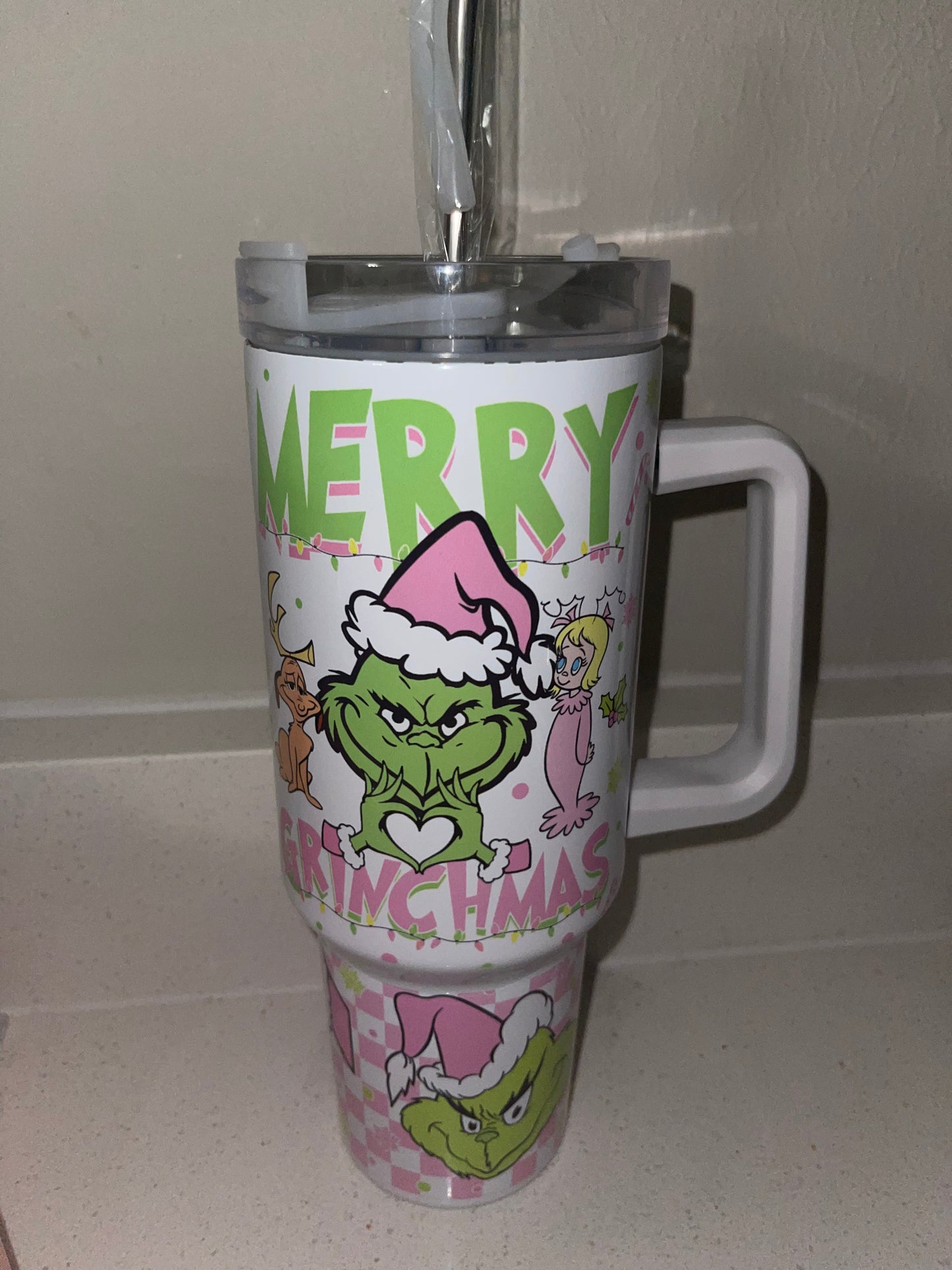 Grinchmas 40oz Stainless steel Tumbler