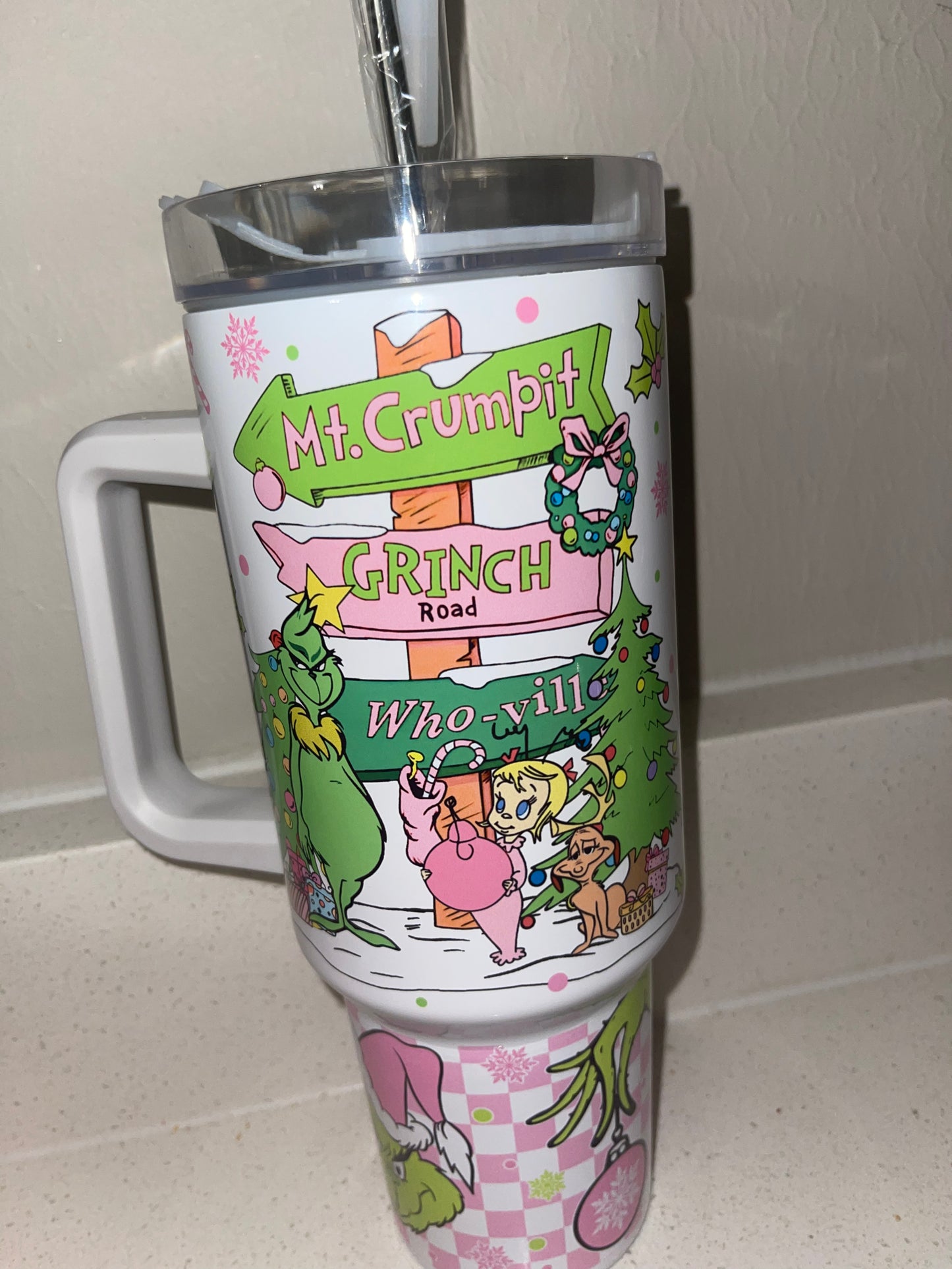 Grinchmas 40oz Stainless steel Tumbler