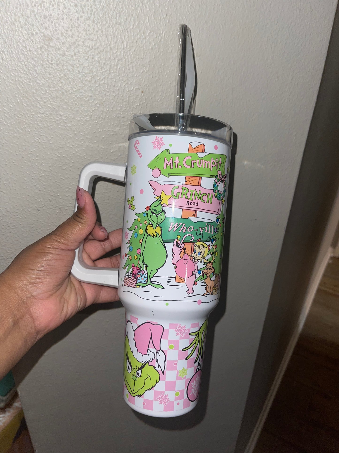 Grinchmas 40oz Stainless steel Tumbler