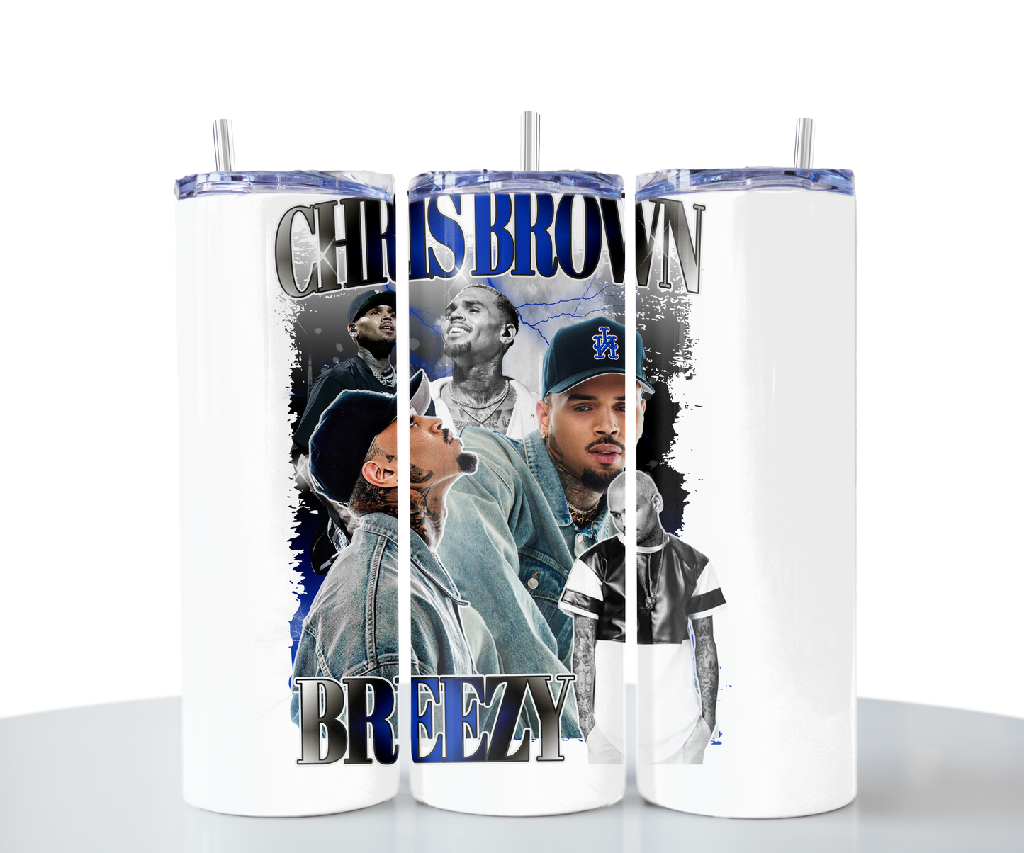 Chris Brown-20oz Stainless steel Tumbler