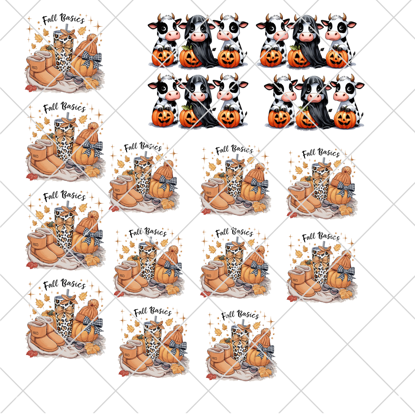 Fall Vibes SUBLIMATION GANG SHEET
