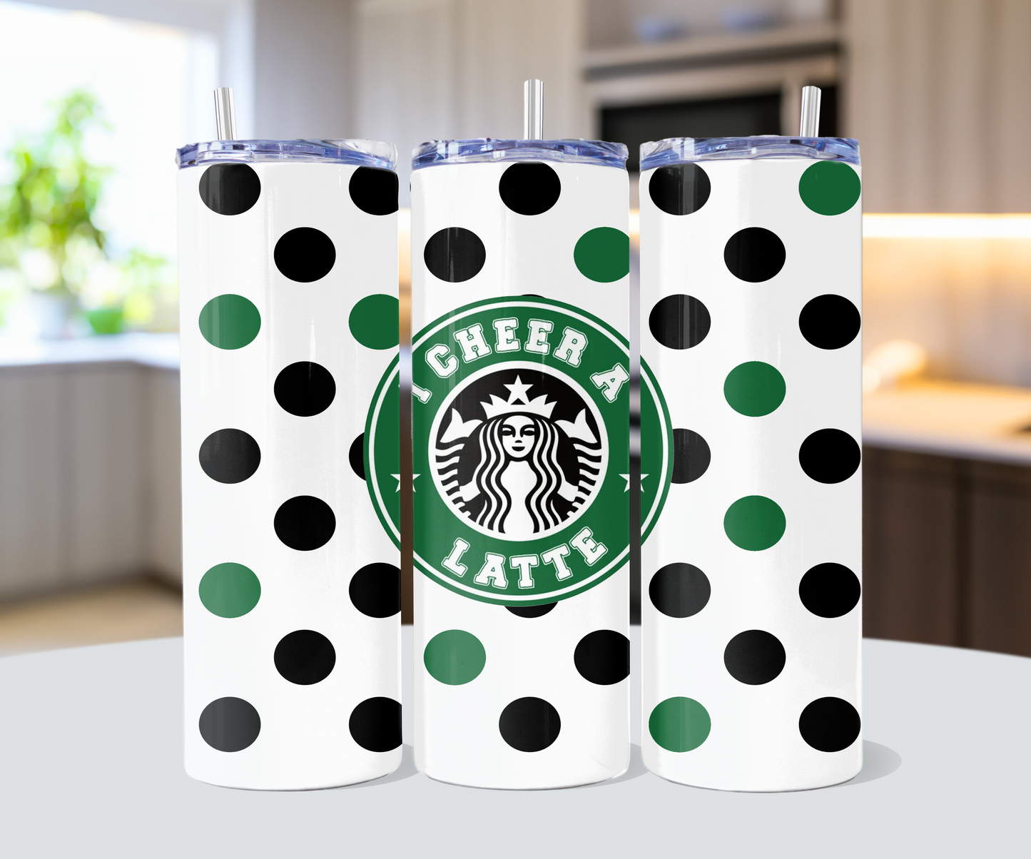 I Cheer A Latte 20oz Stainless steel Tumbler