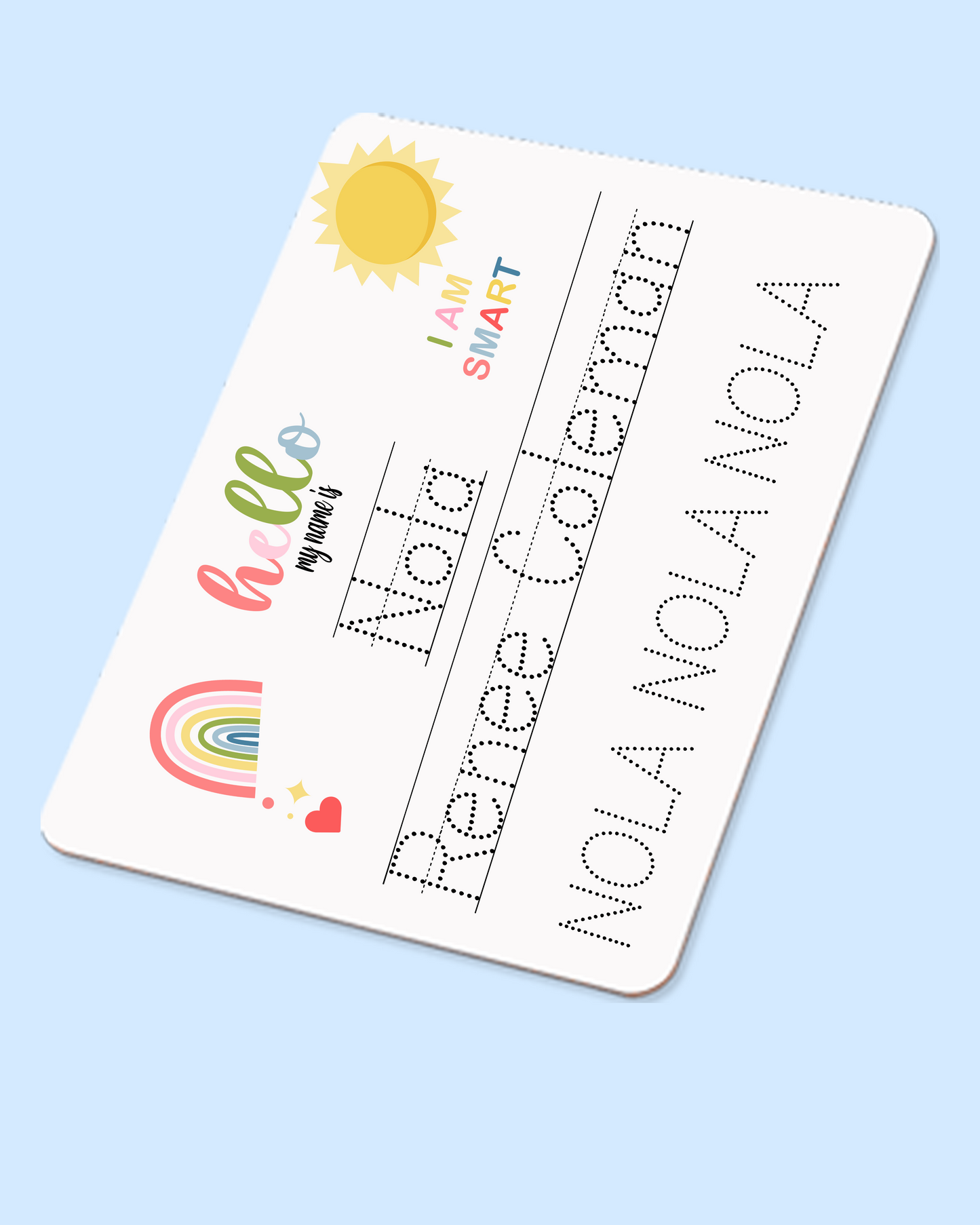 Kids Personalized White-Board-Hello