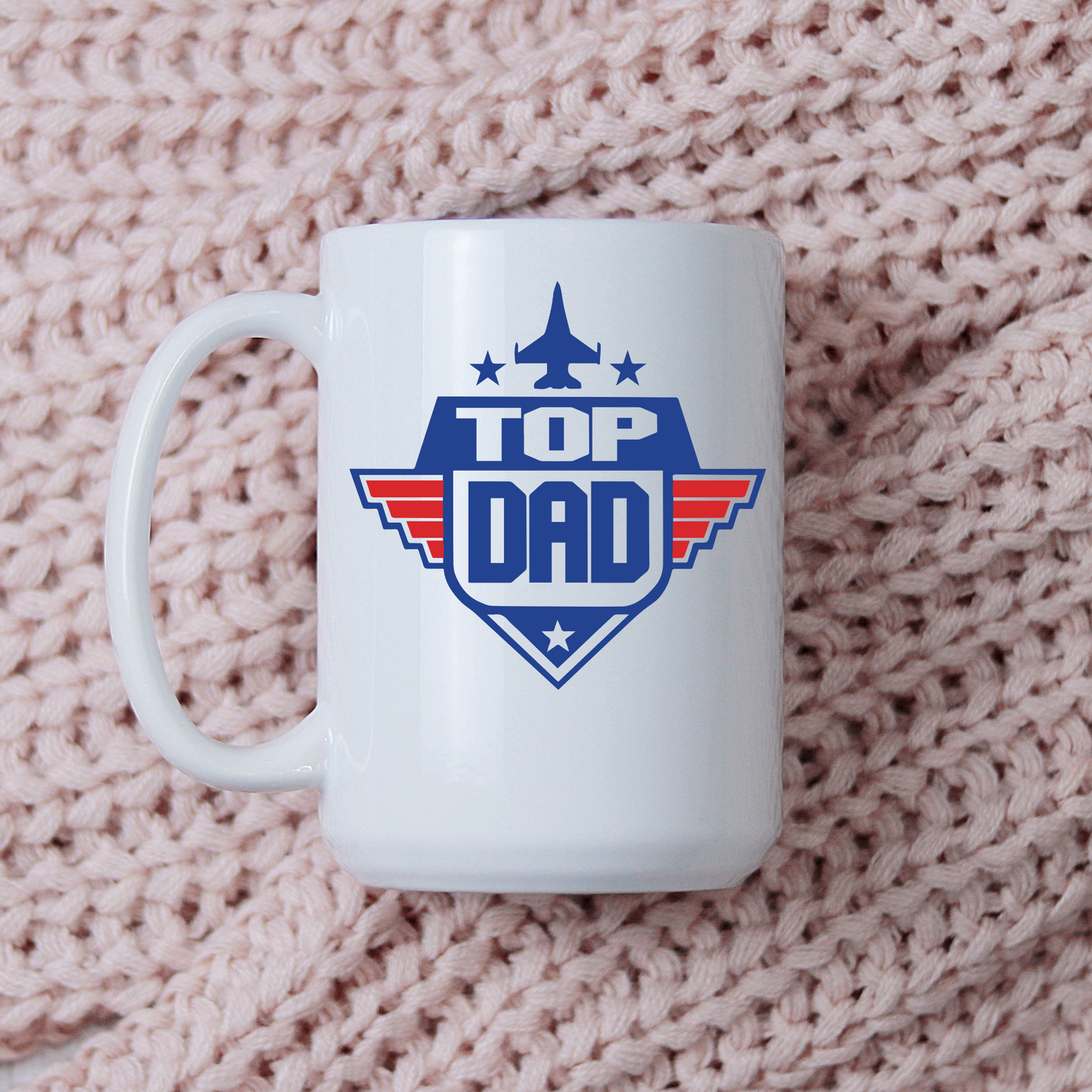 TOP DAD gift bundle, dad gift, father's day, super dad. T-shirt and coffee mug bundle