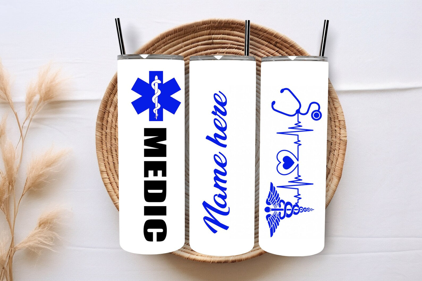 MEDIC Custom 20oz Tumbler / Stainless Steel, Tumbler Medic appreciation GIFT tumbler , Add Name