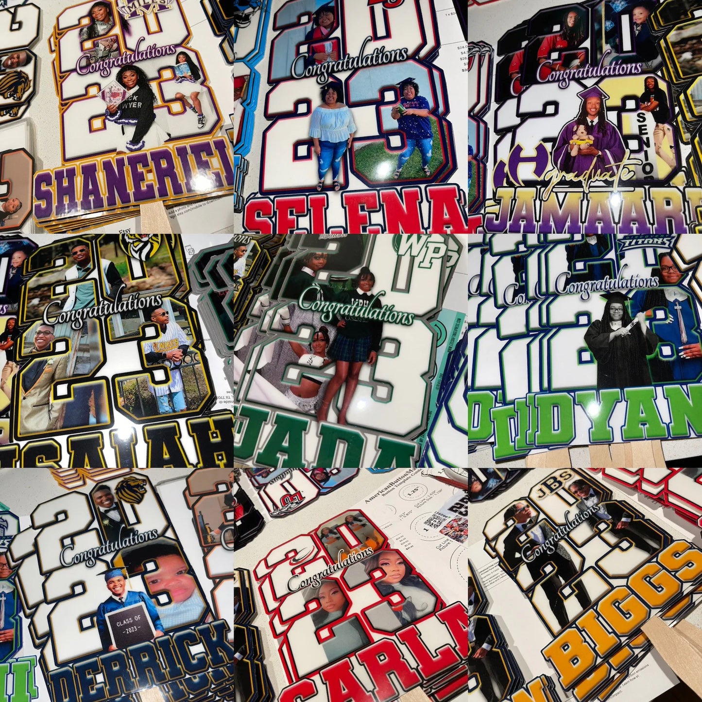GRADUATION FANS 2024 | Grad Favors, Graduation , Printed Fans-ADD your pics