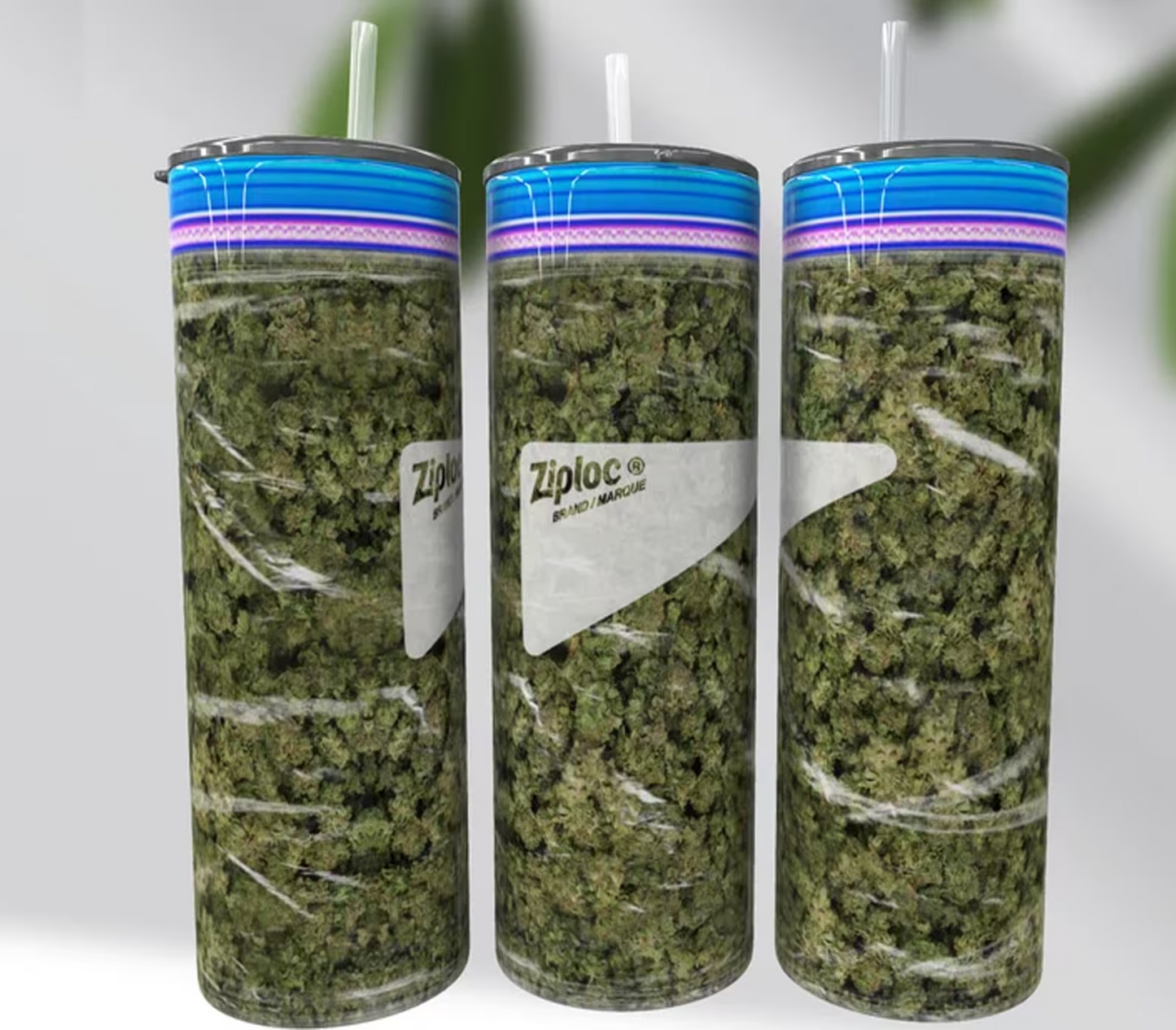420 Friendly ziplock bag-20Stainless steel Tumbler