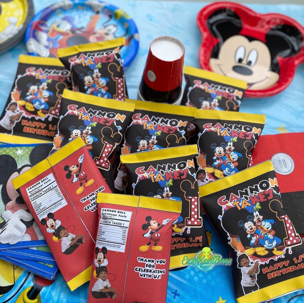 Custom chip bags, Filled/ unfilled