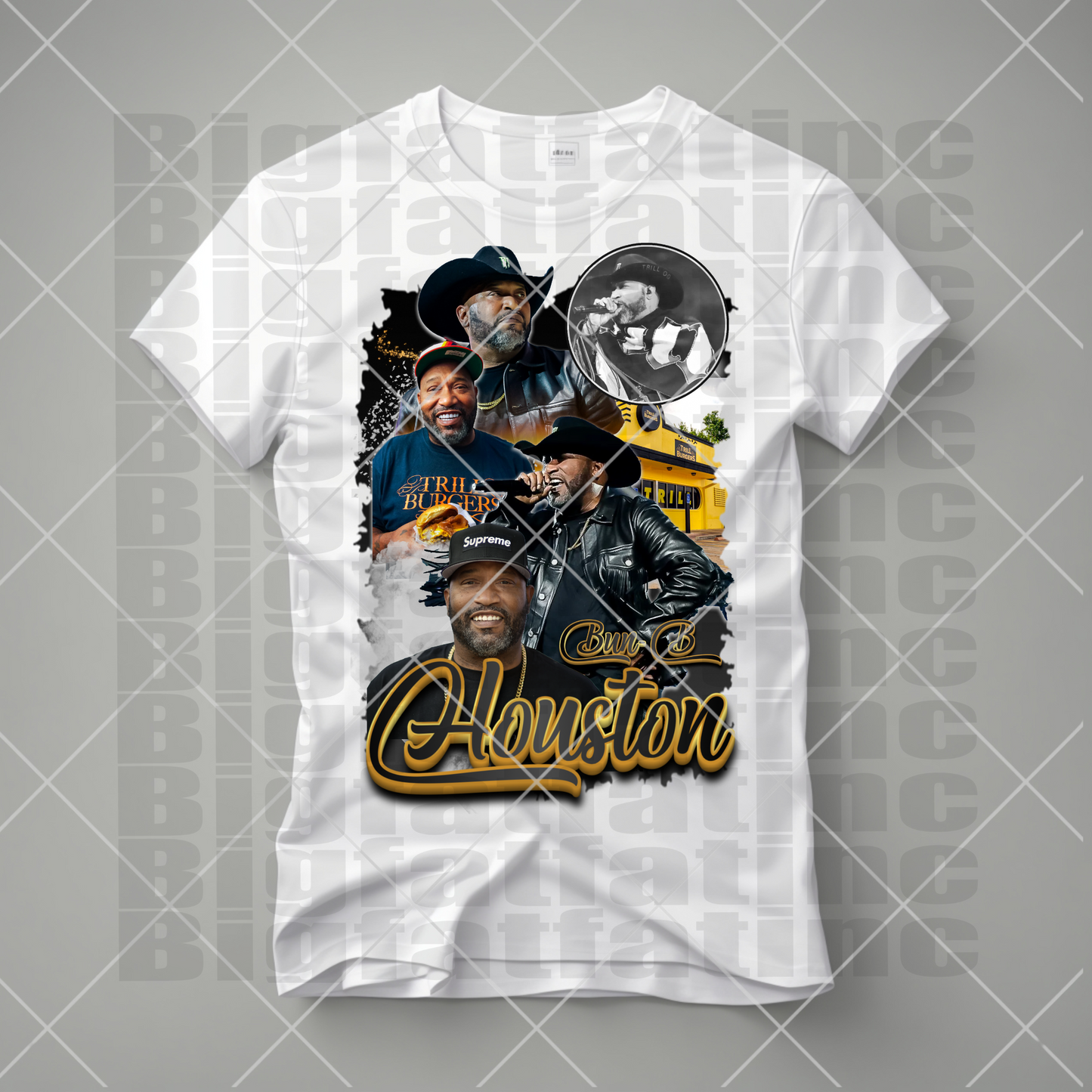 BUN B BIRTHDAY HOUSTON TAKEOVER- PNG FILE BUN B CONCERT DESIGN