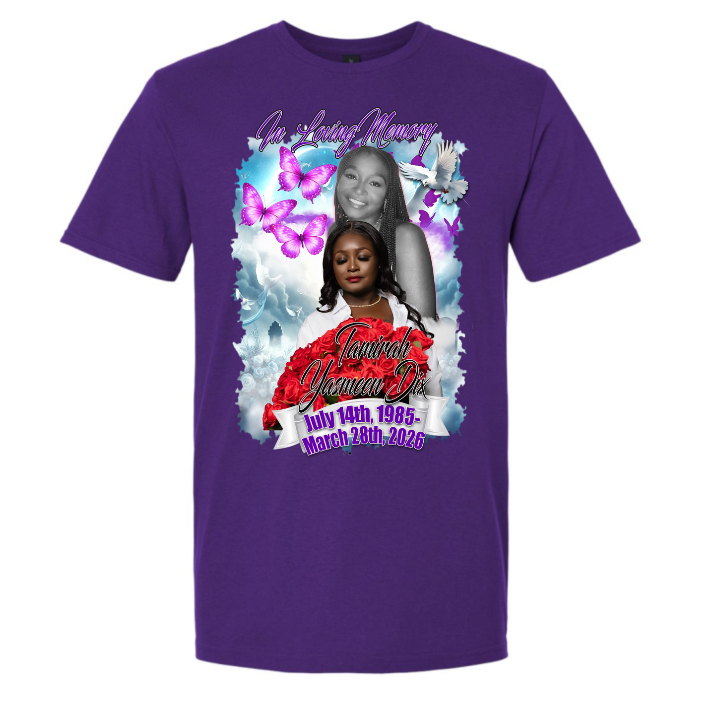 Tamirah-In loving memory shirts