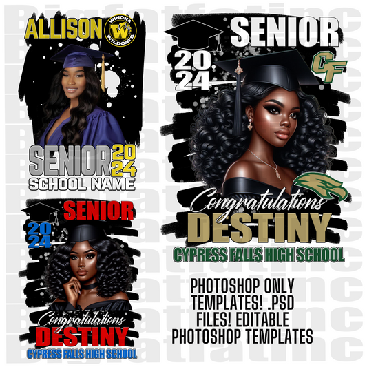 Eze Crafting Photoshop 2024 Graduation DIY Templates BUNDLE