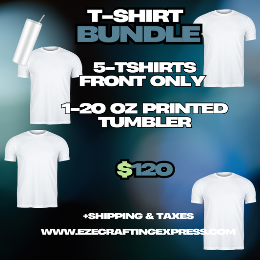 5 T-shirt Bundle-Limited Special-You DON'T want to miss out