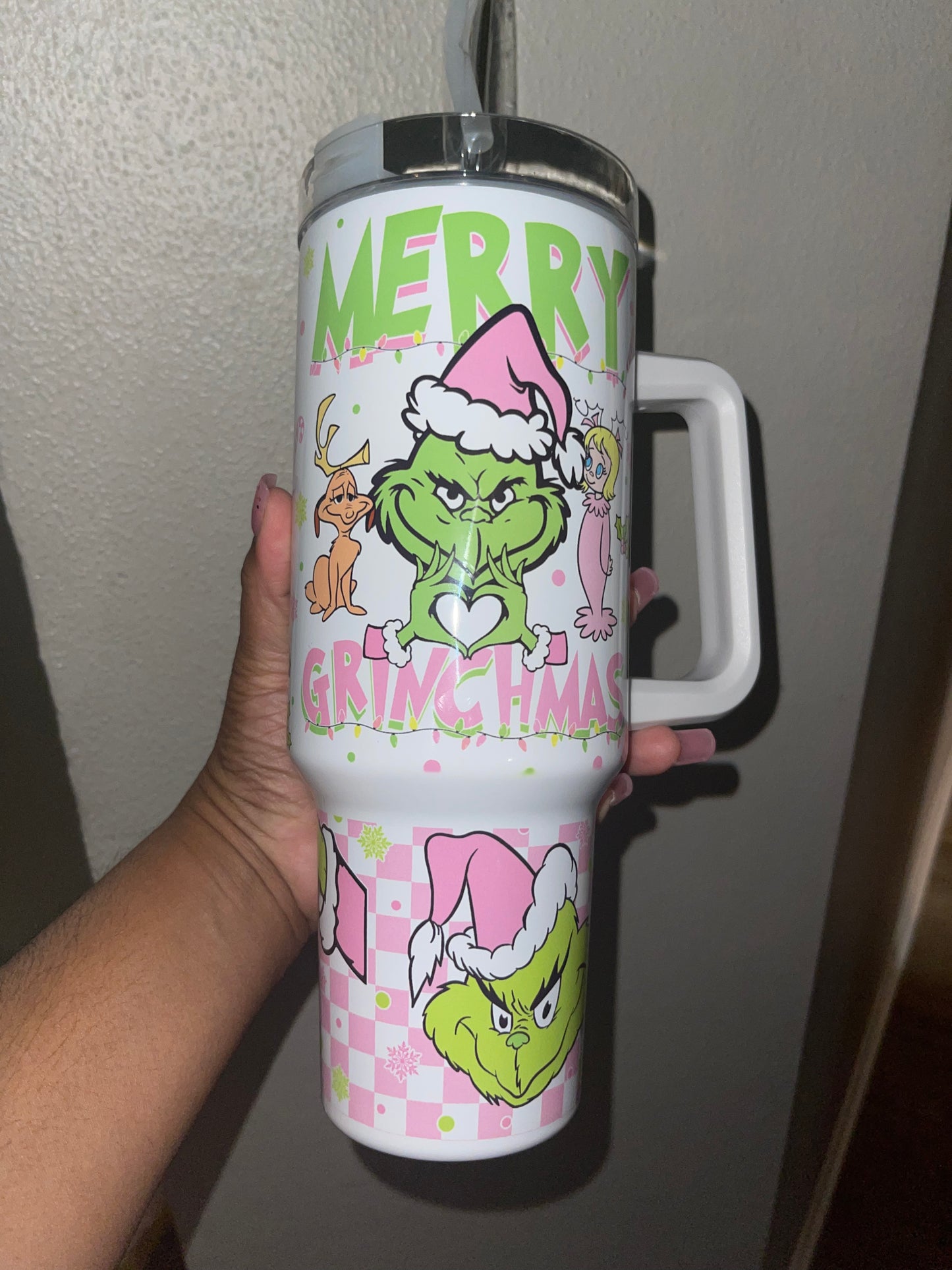 Grinchmas 40oz Stainless steel Tumbler