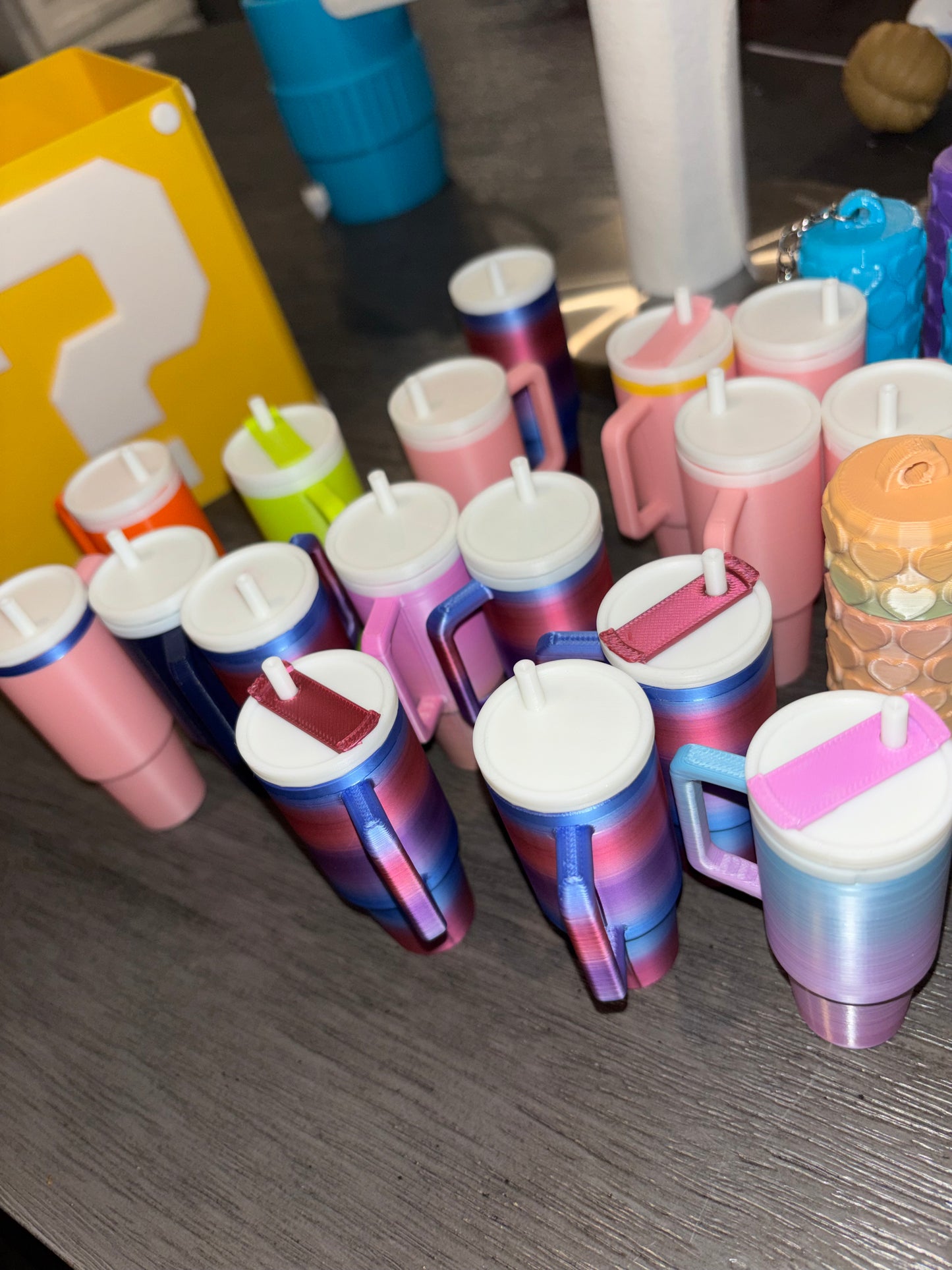 MINI STANLEY TUMBLER Chapstick Holder Keychain 3D Printed | Lip Balm Holder Cute Keychain | Travel Lip Balm Case | Aesthetic Gift for Her, Bestie, Stocking Stuffer (Copy)