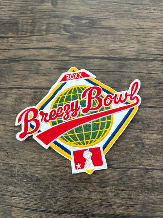 Breezy Bowl embroidered patch, iron on patch,Stadium- 20XX