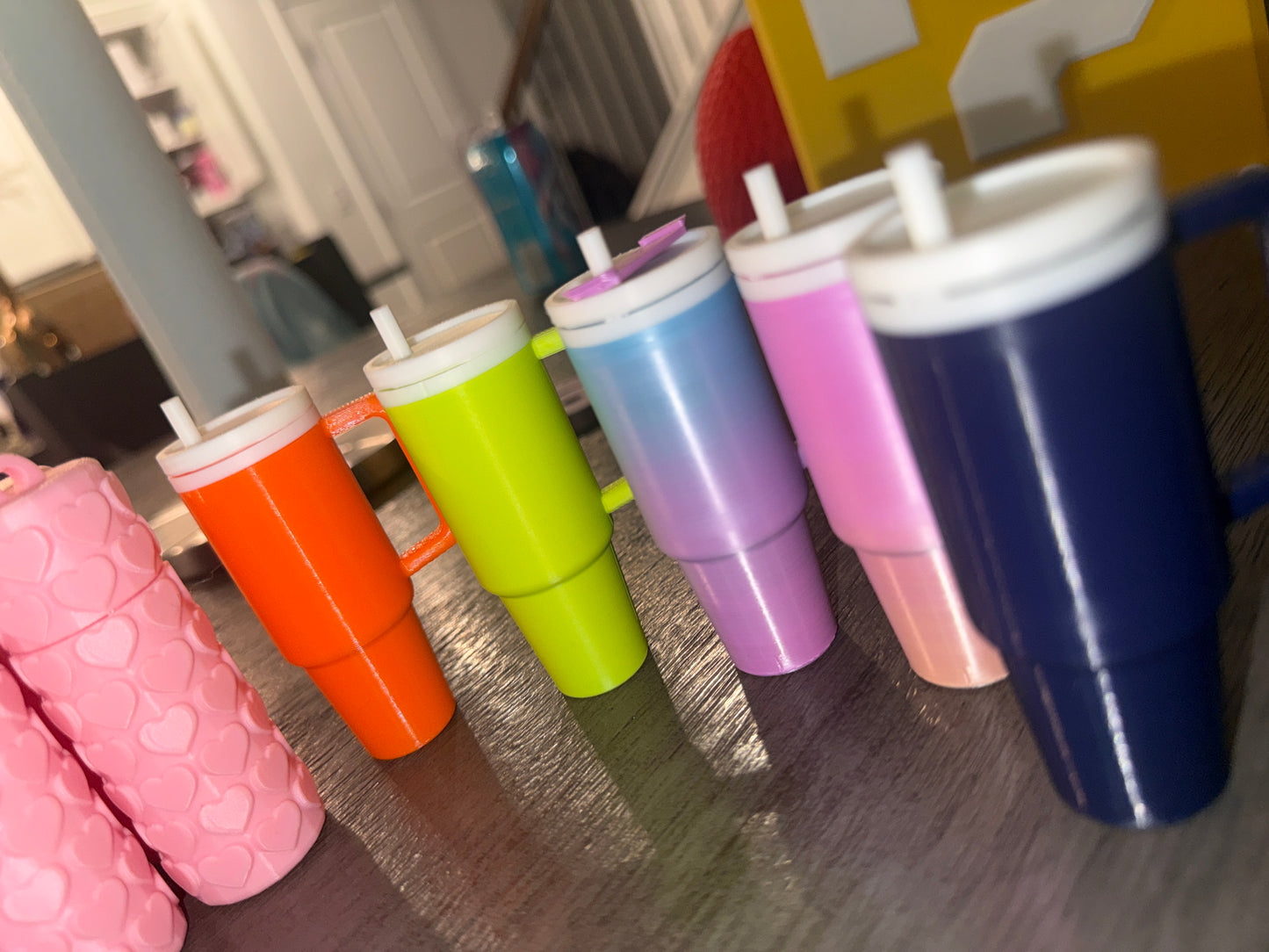 MINI STANLEY TUMBLER Chapstick Holder Keychain 3D Printed | Lip Balm Holder Cute Keychain | Travel Lip Balm Case | Aesthetic Gift for Her, Bestie, Stocking Stuffer (Copy)