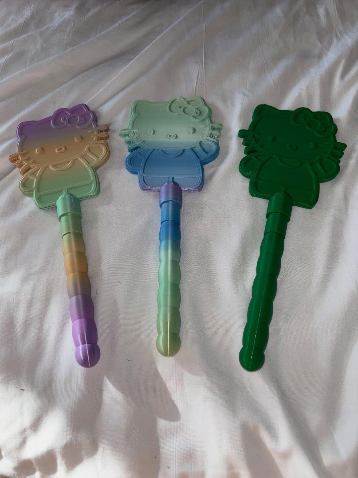 Tap pay wands-Kitty inspired style-Add card and tap pay 3D pay