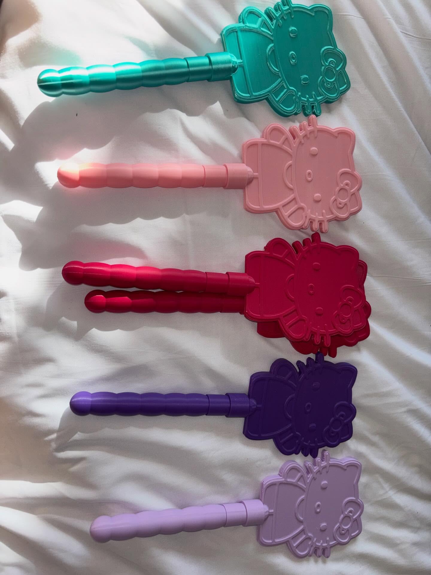 Tap pay wands-Kitty inspired style-Add card and tap pay 3D pay