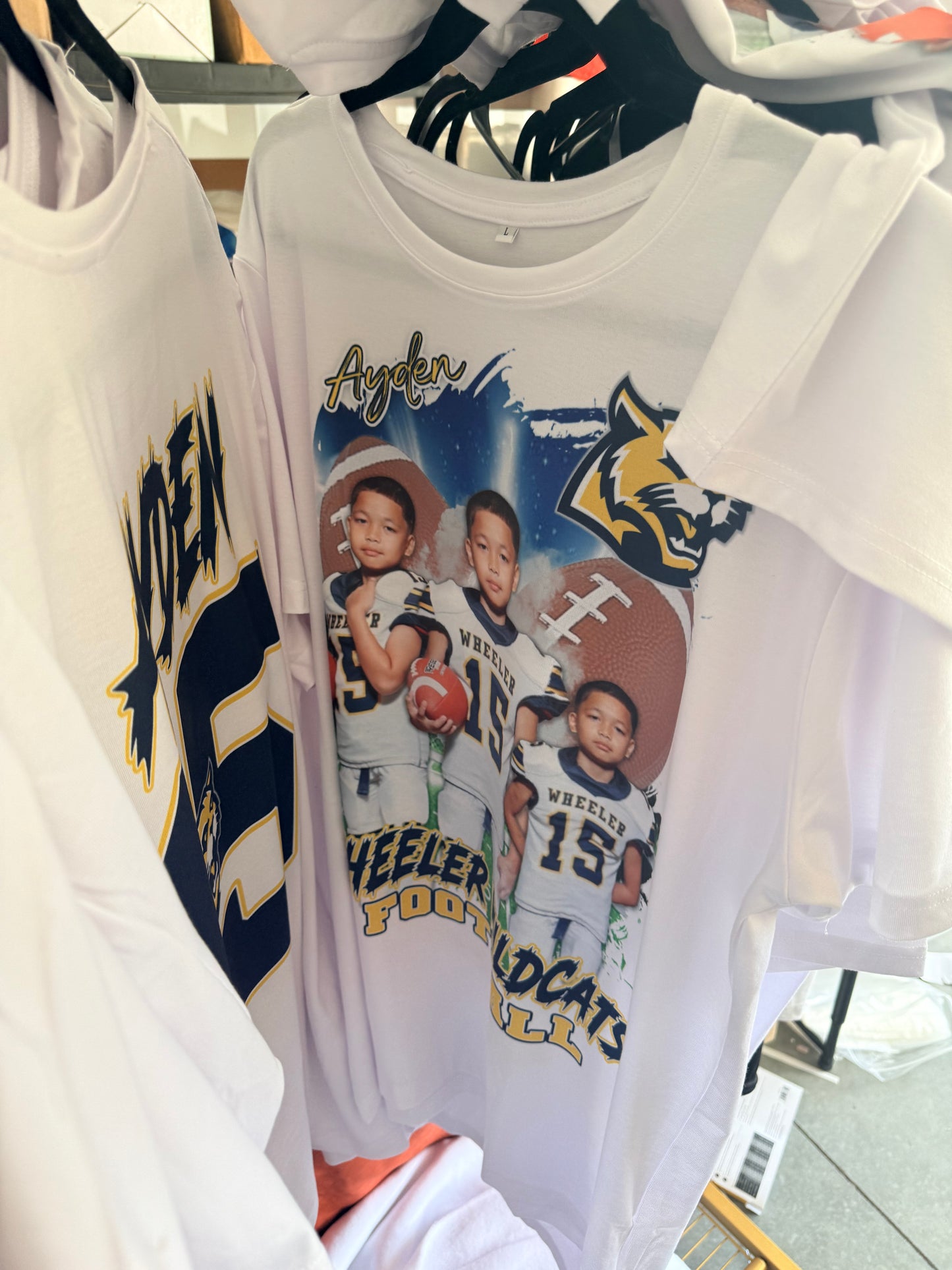 Sports shirts, support shirt, football, cheer, soccer volleyball custom shirt