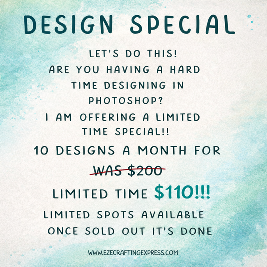 Custom Designs Monthly Bundle