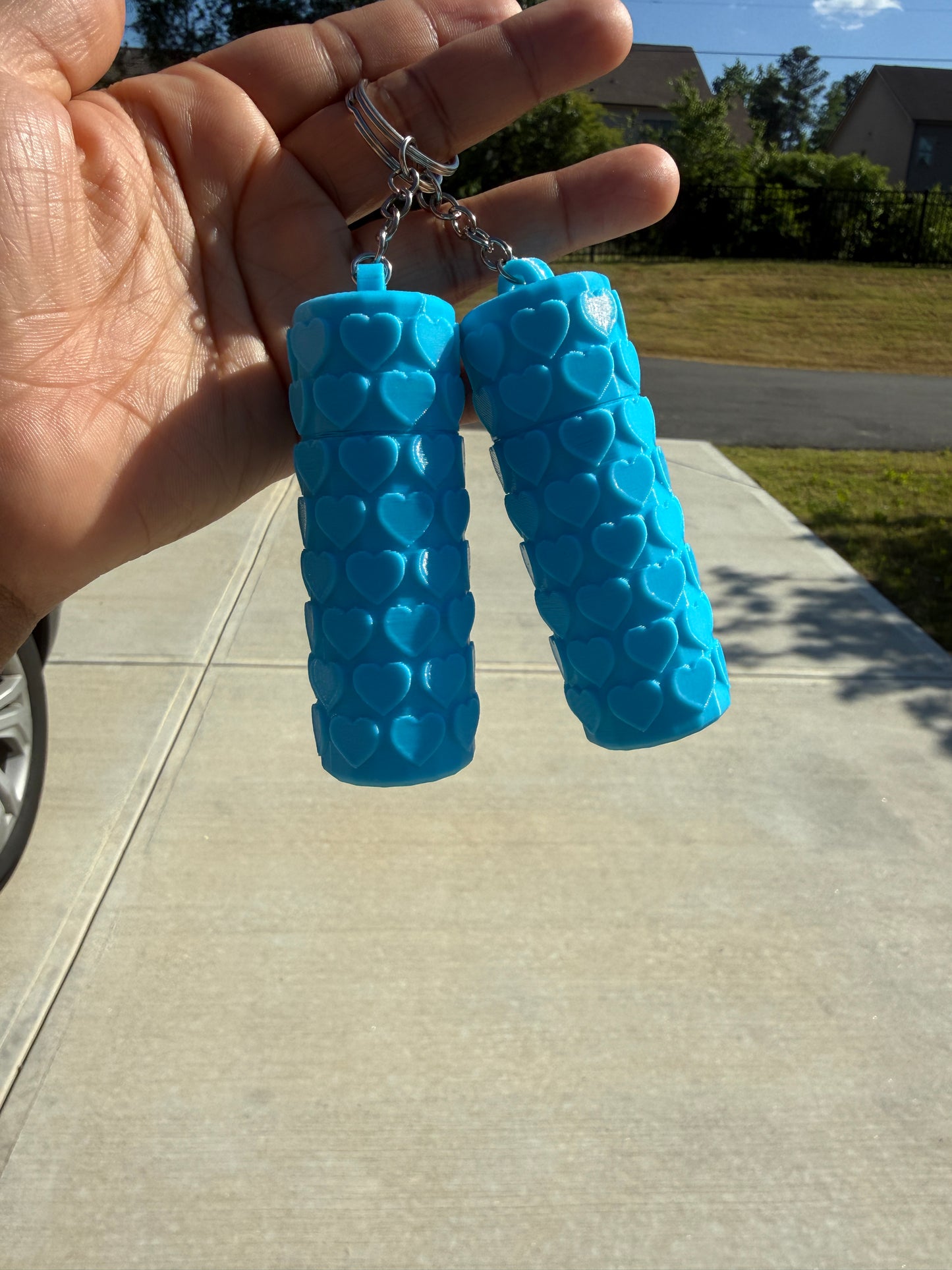 Chapstick Holder Keychain 3D Printed | Lip Balm Holder Cute Keychain | Travel Lip Balm Case | Aesthetic Gift for Her, Bestie, Stocking Stuffer