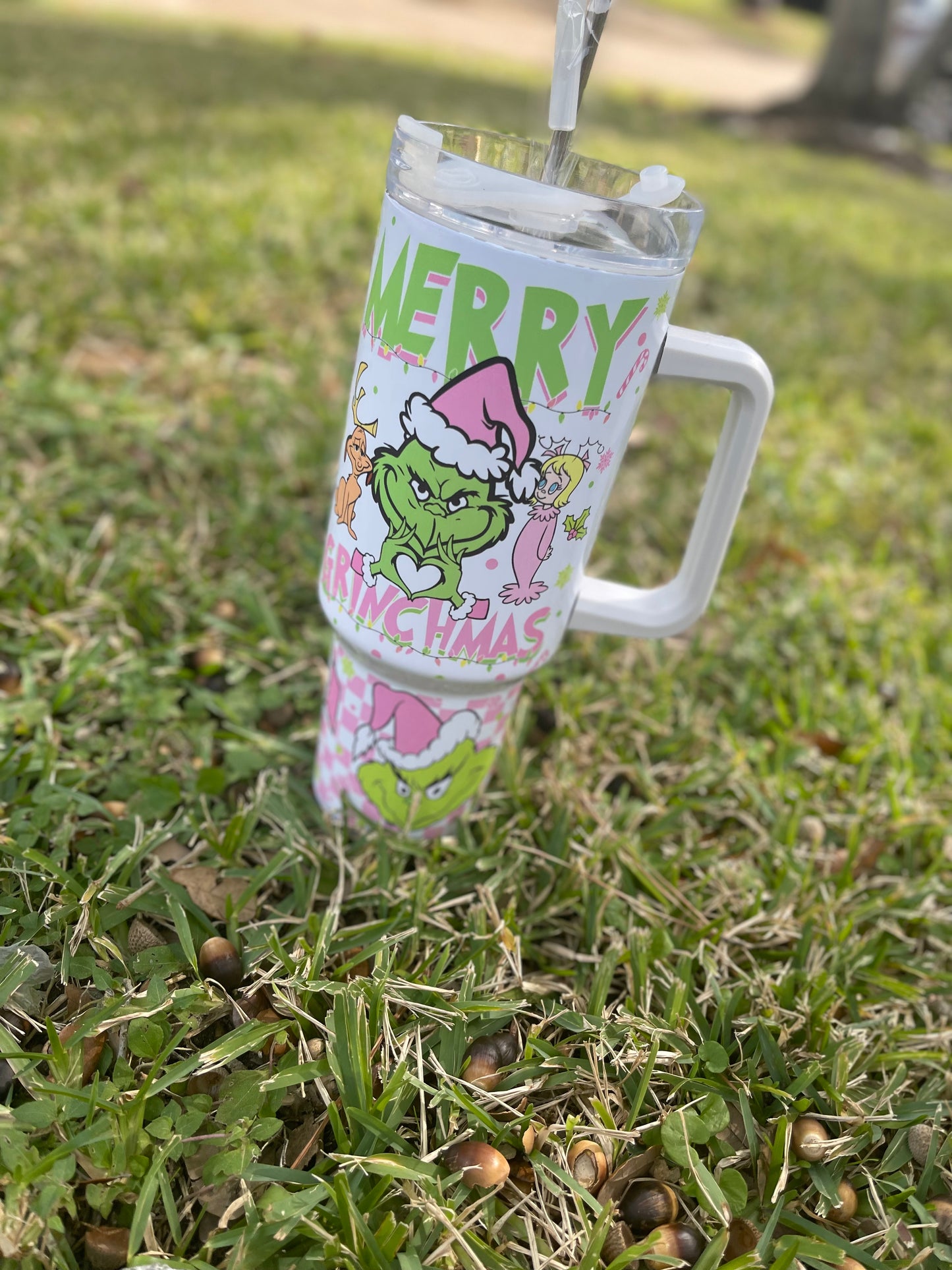 Grinchmas 40oz Stainless steel Tumbler