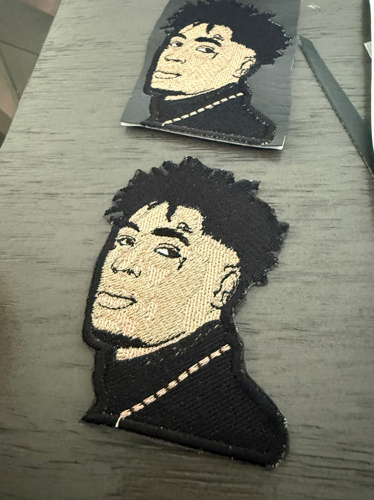 Young boy, never broke again embroidered patch, iron on patch, YB patches