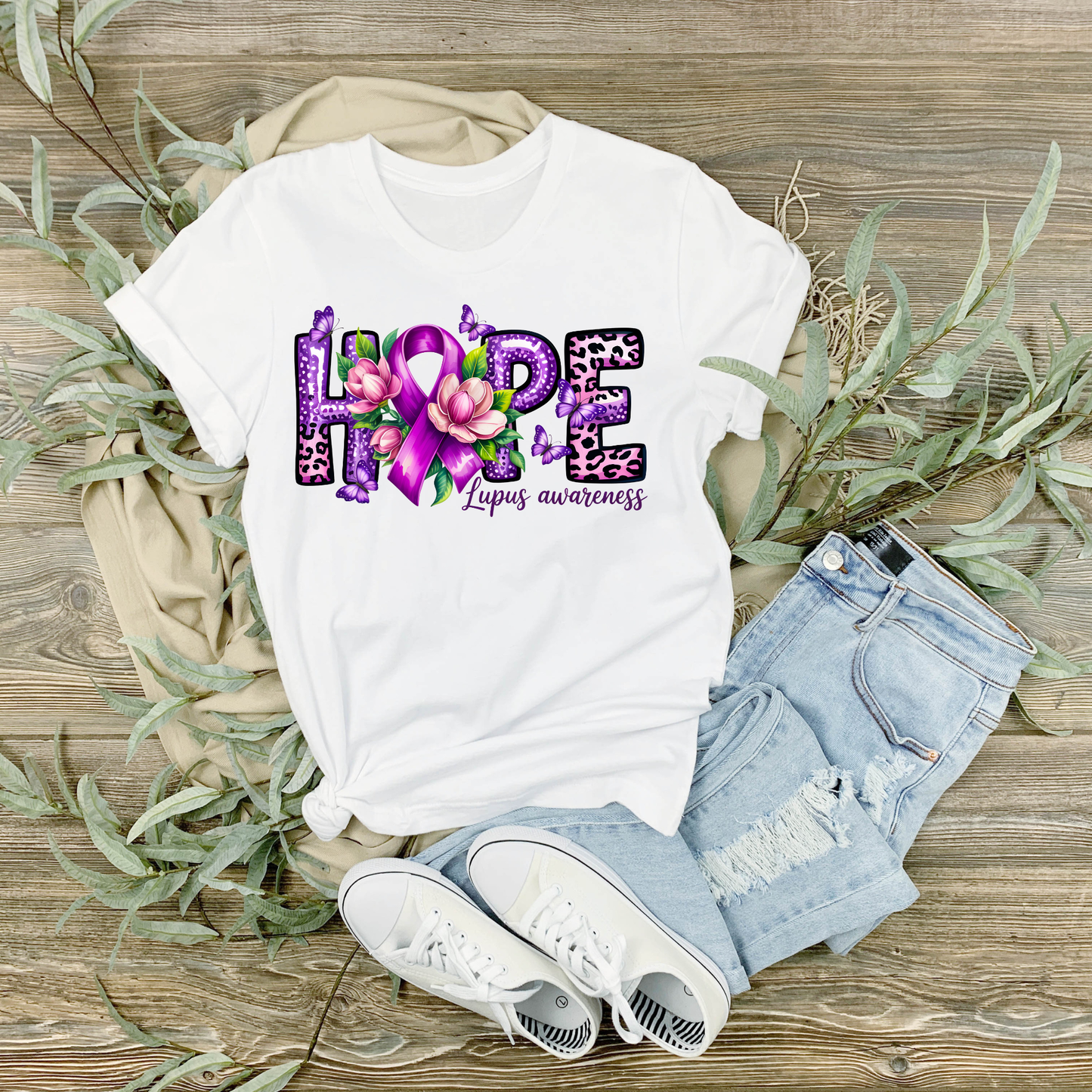 Lupus awareness T-shirt and 20oz Tumbler bundle, Lupus warrior