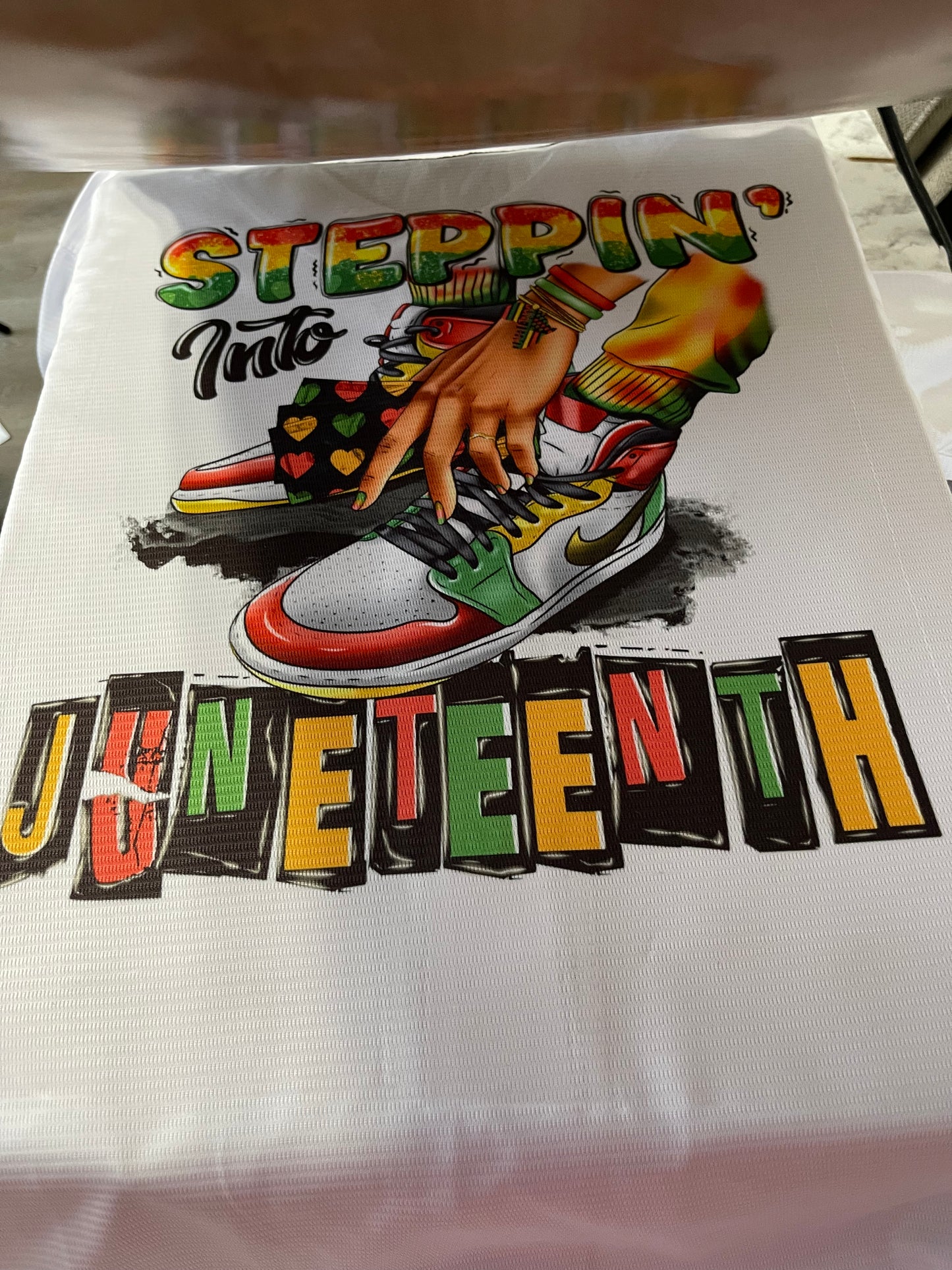 Steppin into Juneteenth T-shirt-4