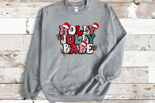 HOLLY JOLLY BABE Sweatshirt 2022