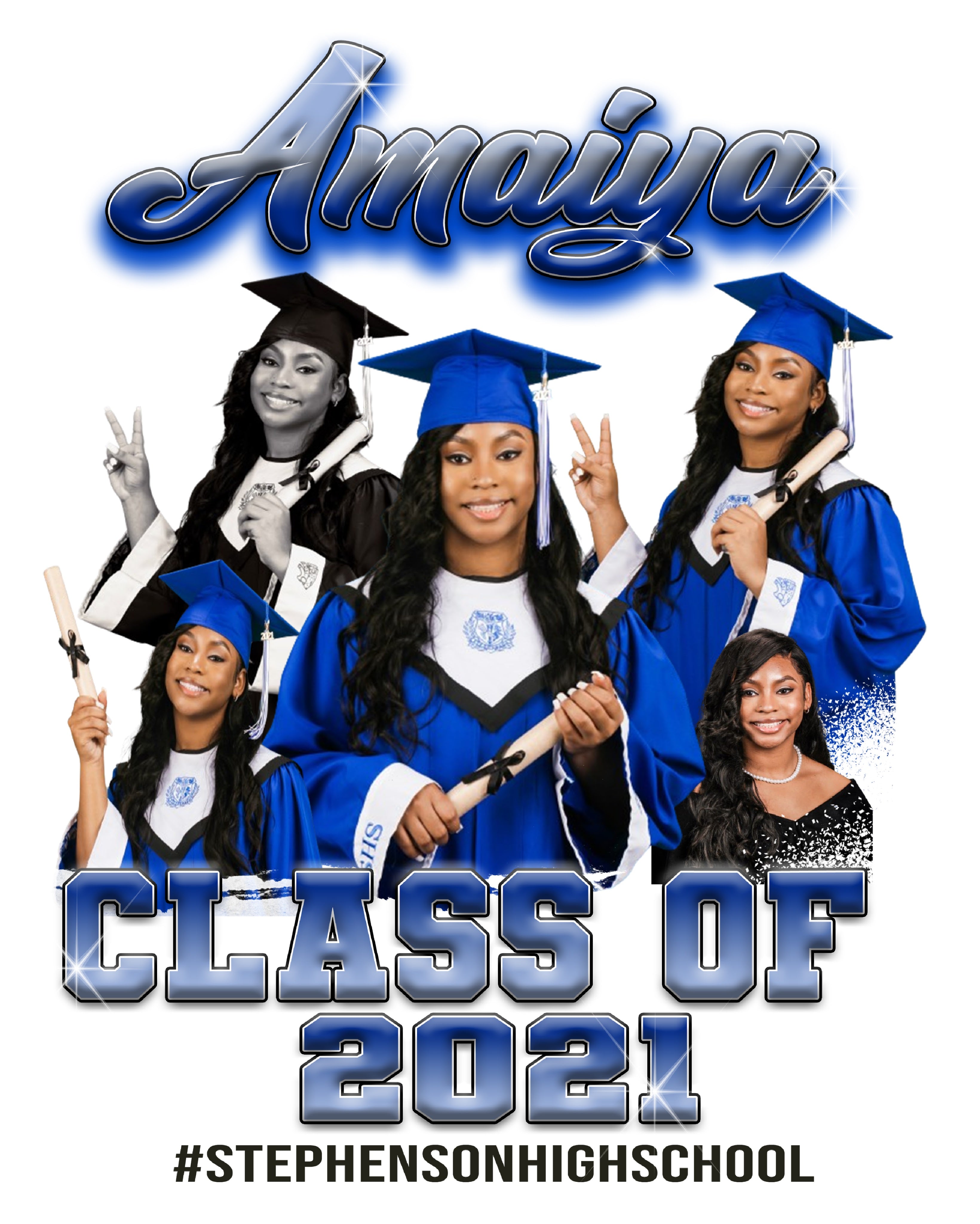 Senior 2024 Custom Design ONLY EzeSublimationblanks   Amaiya 2021 Grad 