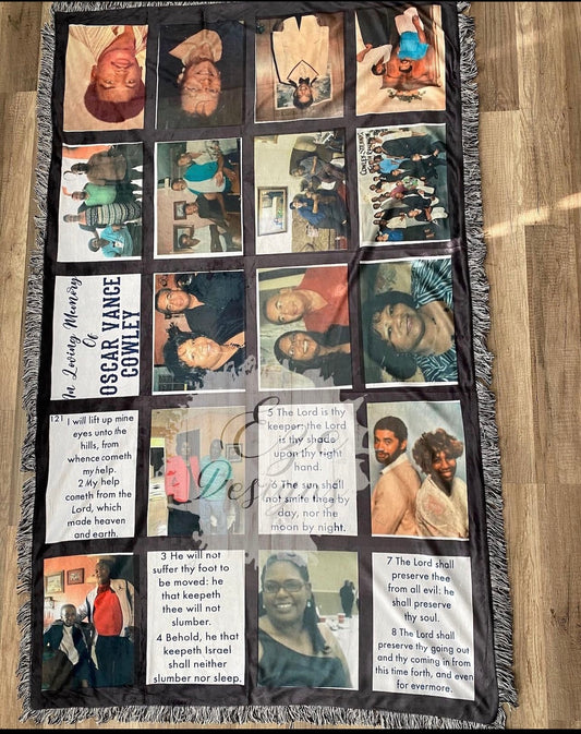 Custom Panel photo blanket