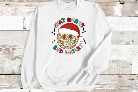 Stay Merry and Bright Christmas sweatshirt 2023